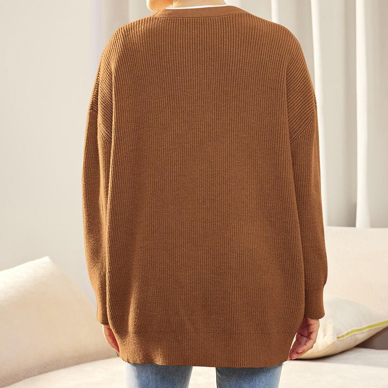 Johanna – Kardigan damski oversize z guzikami
