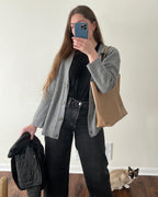 Johanna – Kardigan damski oversize z guzikami