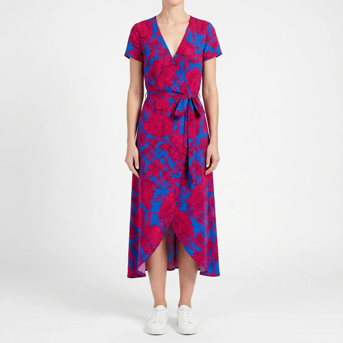 Kopertowa Sukienka Maxi - Letnie Spacery