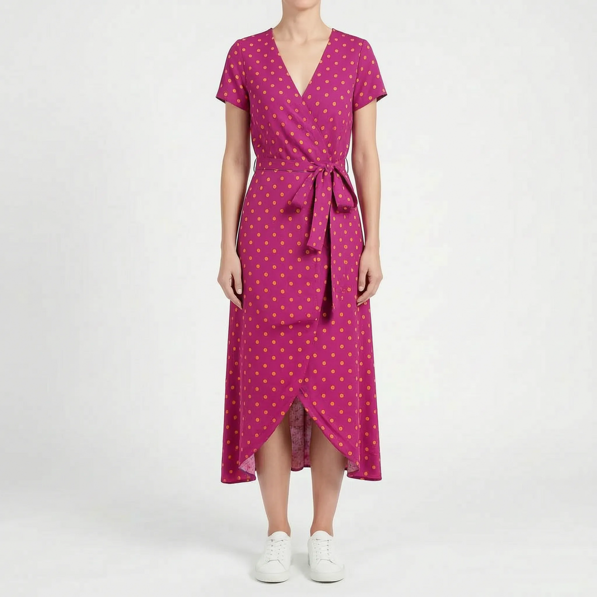 Kopertowa Sukienka Maxi - Letnie Spacery