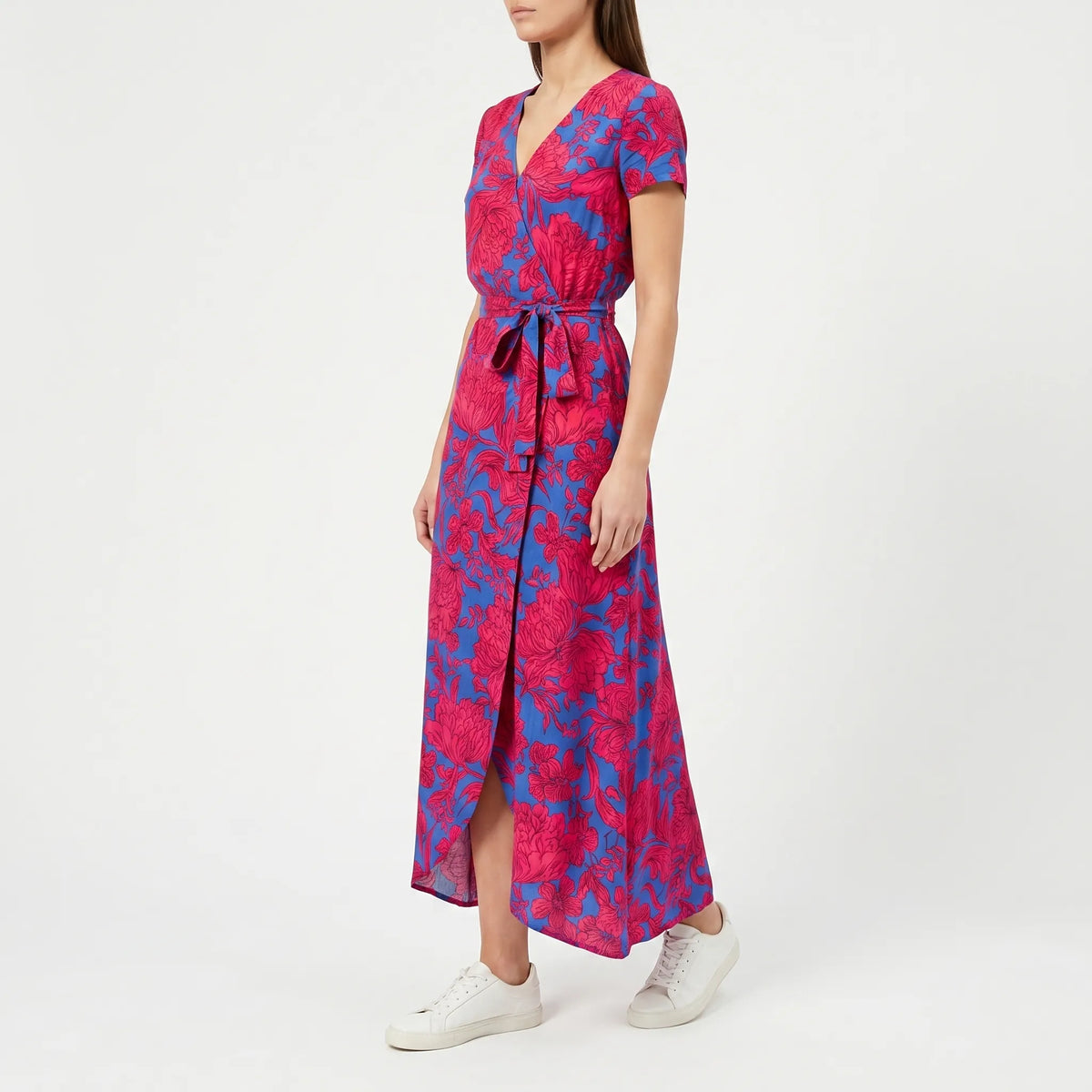 Kopertowa Sukienka Maxi - Letnie Spacery