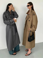 Camila – Długi trencz damski oversize