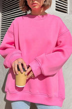 Lola – Bluza damska oversize z okrągłym dekoltem