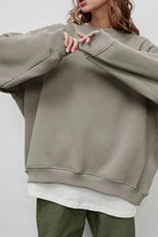 Lola – Bluza damska oversize z okrągłym dekoltem