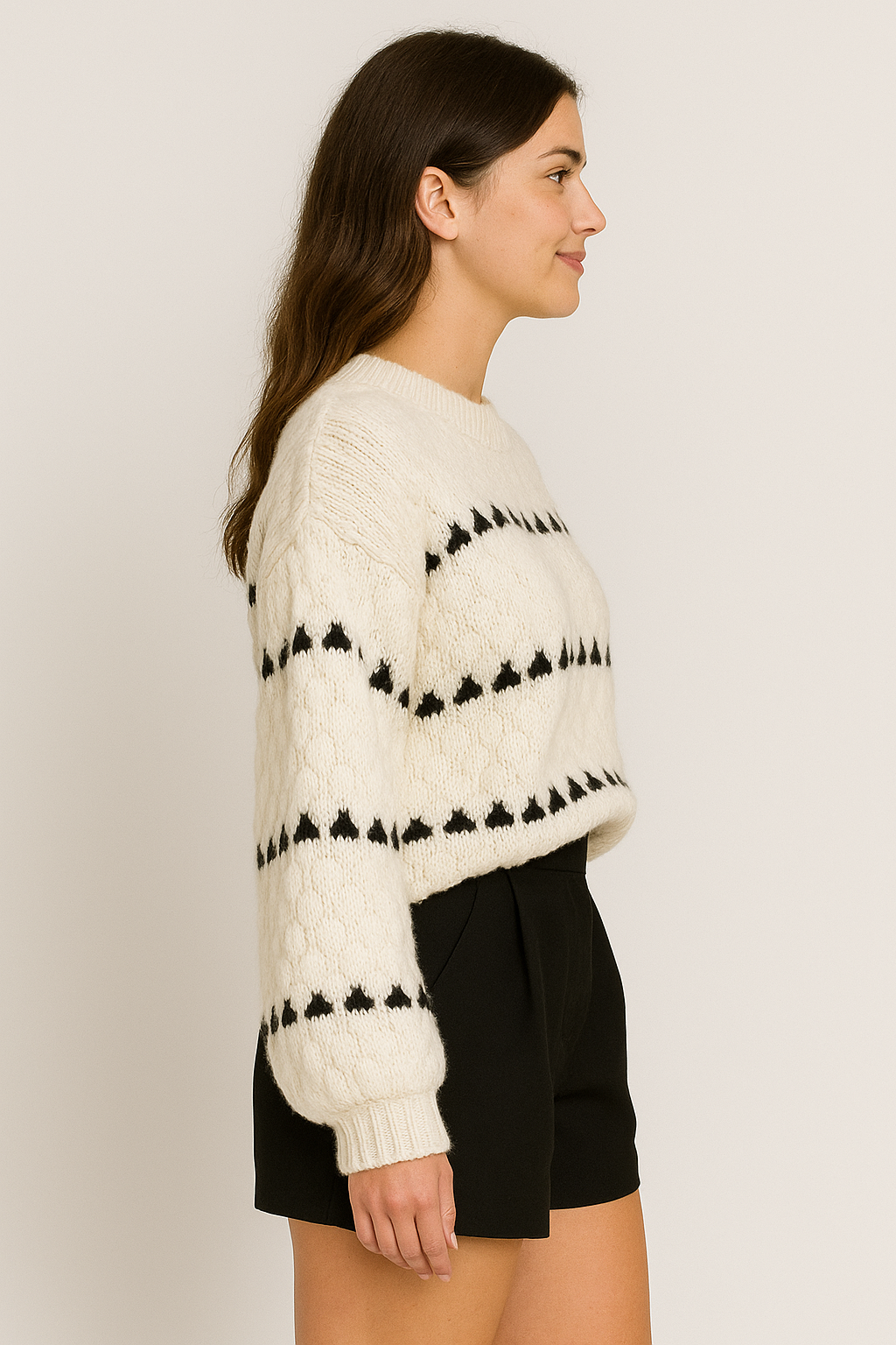 Lucy – Sweter damski o teksturowanym splocie