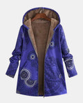 Luna – Bluza damska z kapturem w mandalowy wzór