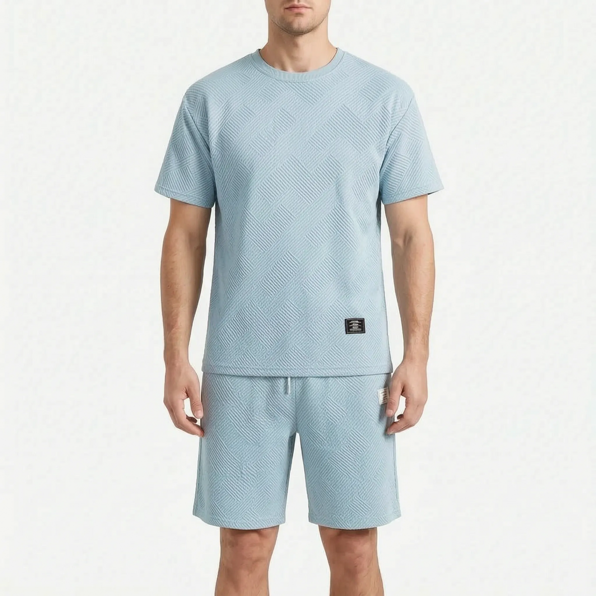 Męski Krótki Komplet Dresowy - Letnie Spacery