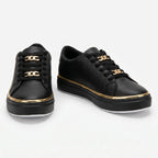 Niskie Sneakersy Na Platformie - Codzienne Spacery
