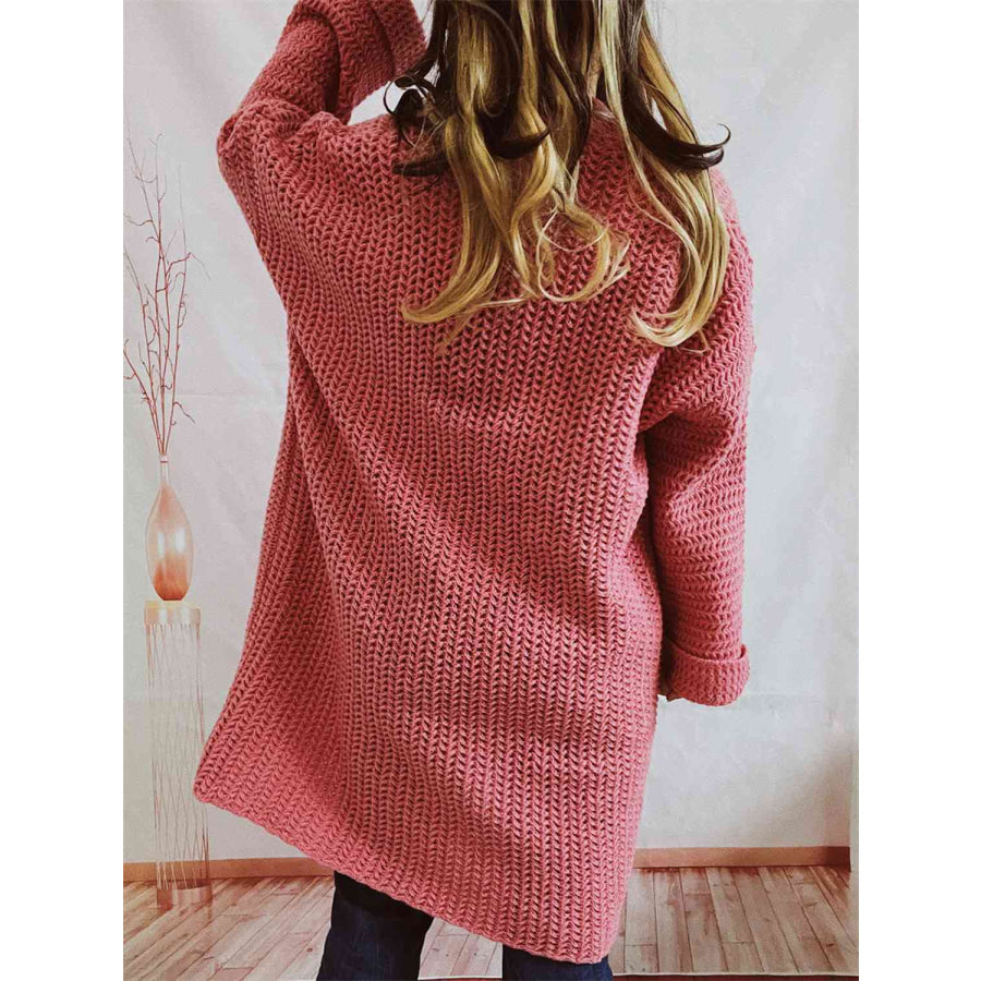 Nora – Kardigan damski oversize o grubym splocie