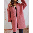 Nora – Kardigan damski oversize o grubym splocie