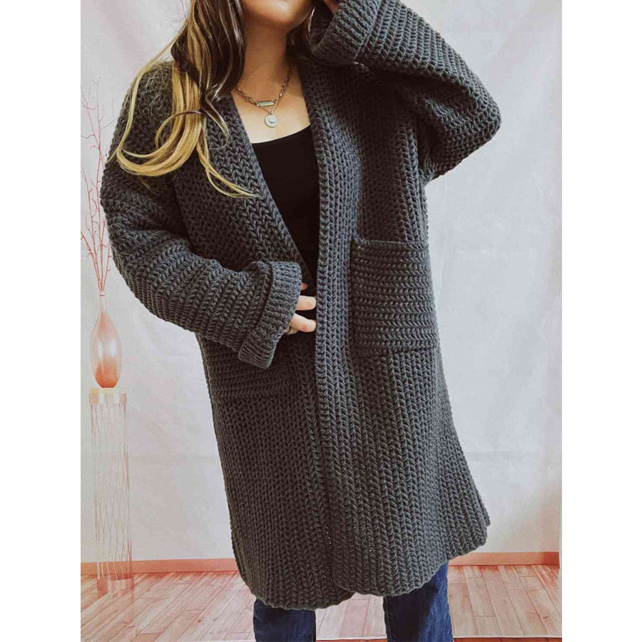 Nora – Kardigan damski oversize o grubym splocie