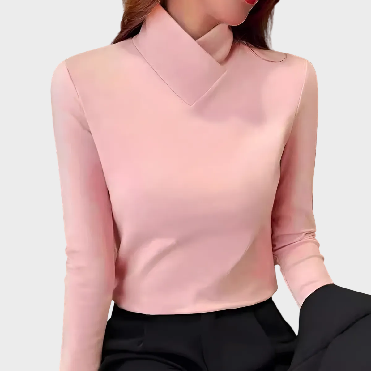 Stazia – Elegancki sweter damski z golfem