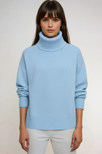 Erica – Sweter damski oversize z golfem
