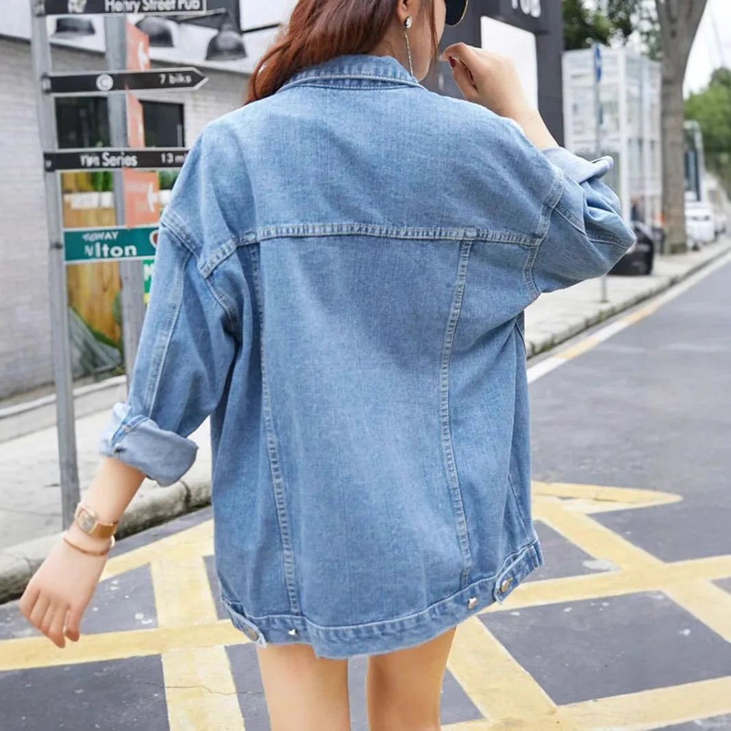 Ida – Kurtka jeansowa damska oversize