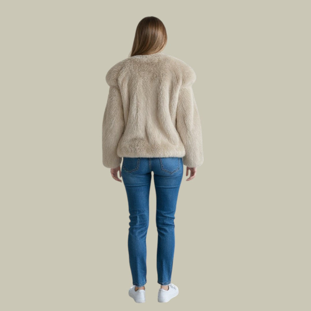 Paige – Sweter damski oversize z golfem