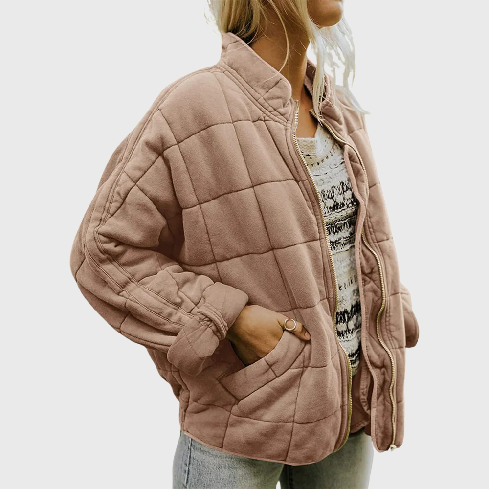 Viktorie Rose – Elegancka pikowana kurtka damska