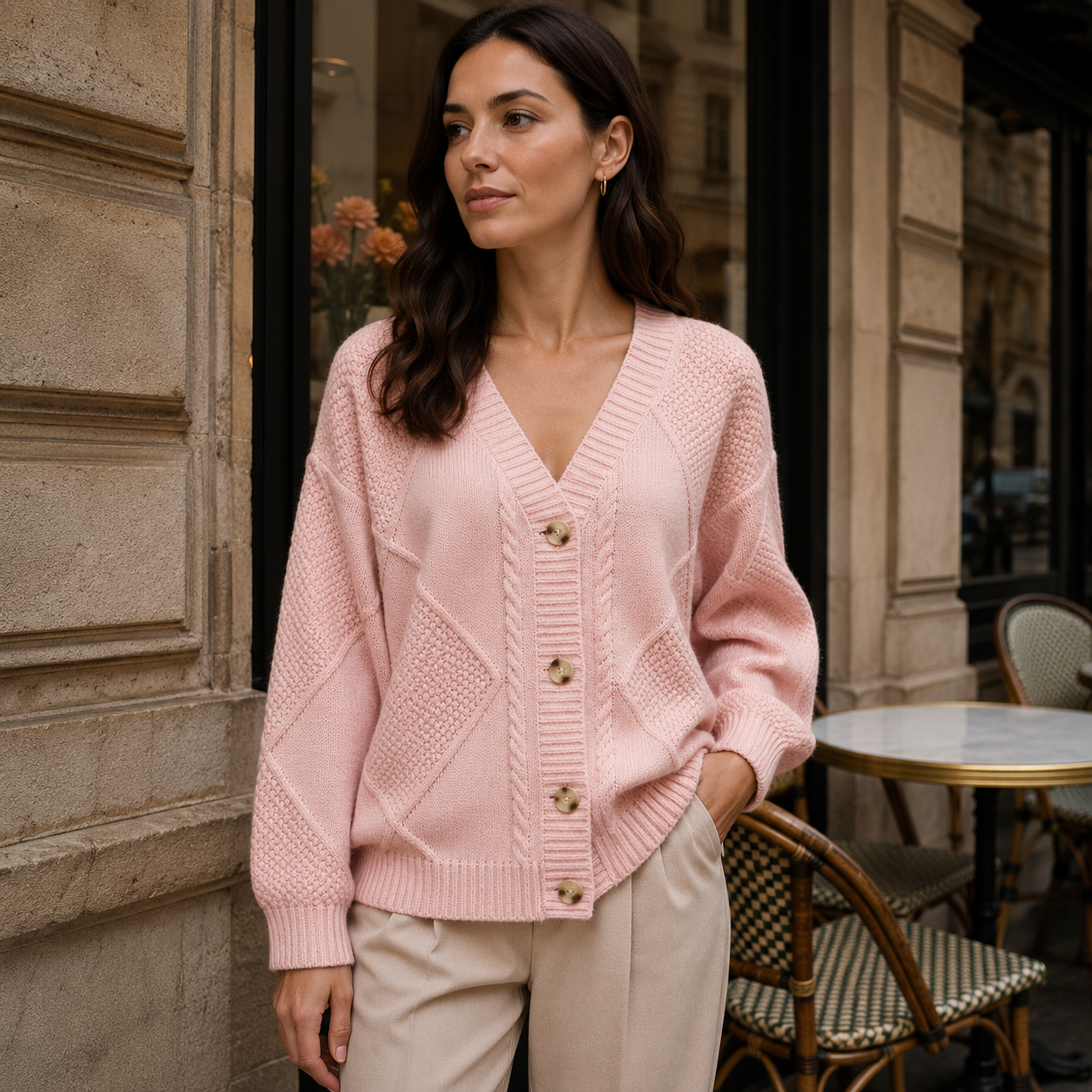 Elena – Sweter damski z długim rękawem
