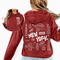 Nora – Bluza damska z nadrukiem inspirowanym Nowym Jorkiem