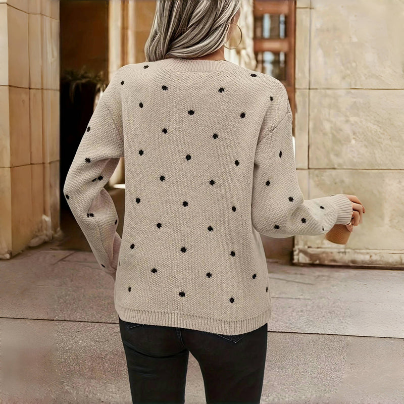 Romy – Sweter damski w groszki