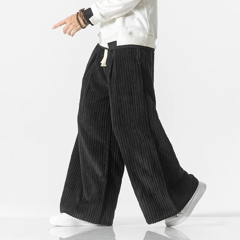 Nora – Damskie spodnie retro oversize