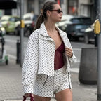 Eliza – Oversize'owa kurtka bomberka w paski