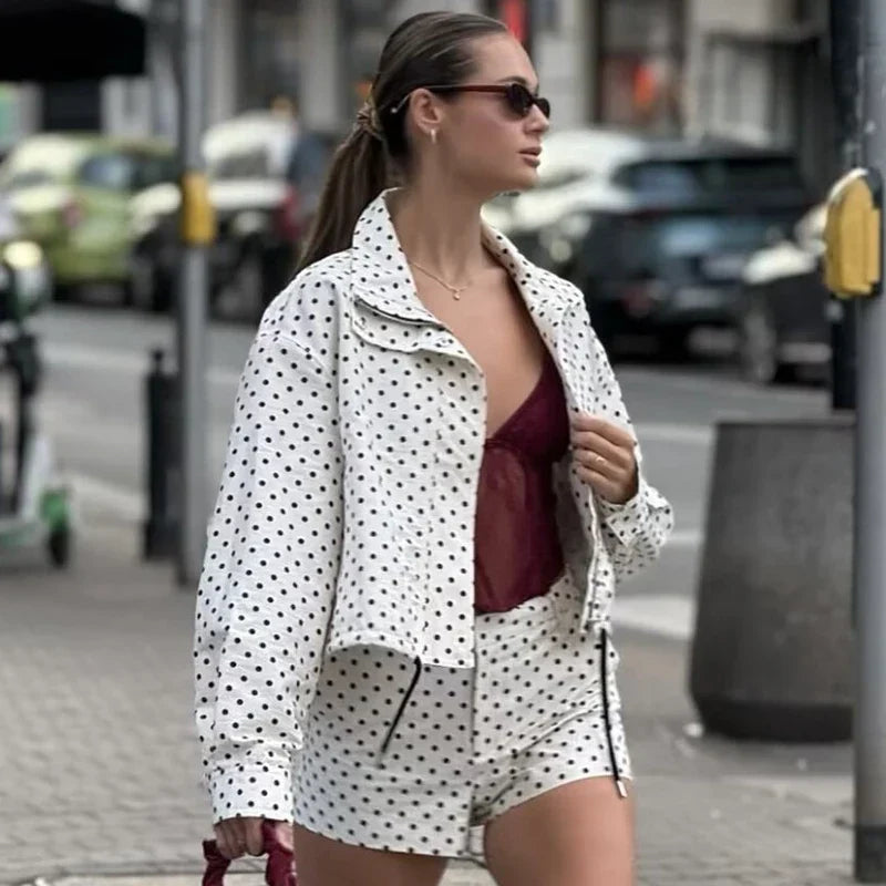 Eliza – Oversize'owa kurtka bomberka w paski