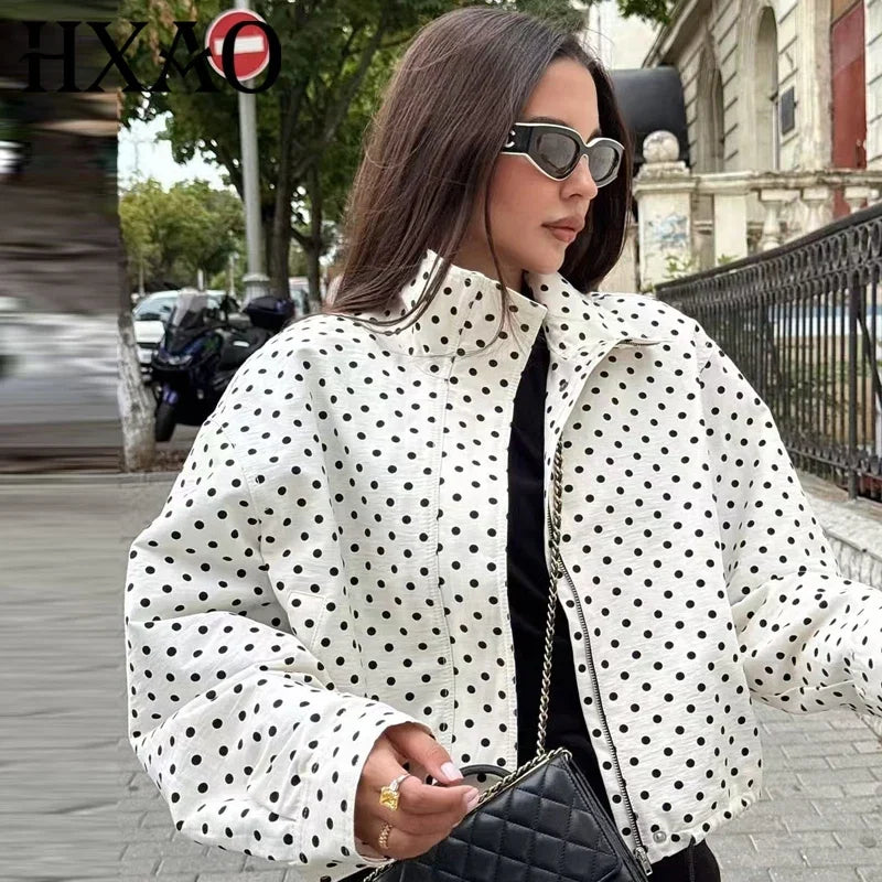 Eliza – Oversize'owa kurtka bomberka w paski