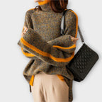 Beatrice – Sweter damski z golfem w stylu vintage