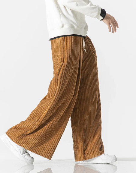 Nora – Damskie spodnie retro oversize