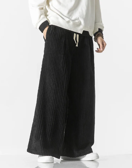 Nora – Damskie spodnie retro oversize