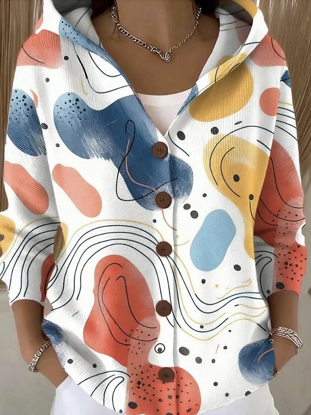 Sophia – Rozpinana bluza damska z kapturem