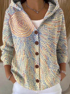 Sophia – Rozpinana bluza damska z kapturem