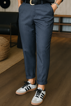 Julia – Eleganckie spodnie damskie w paski
