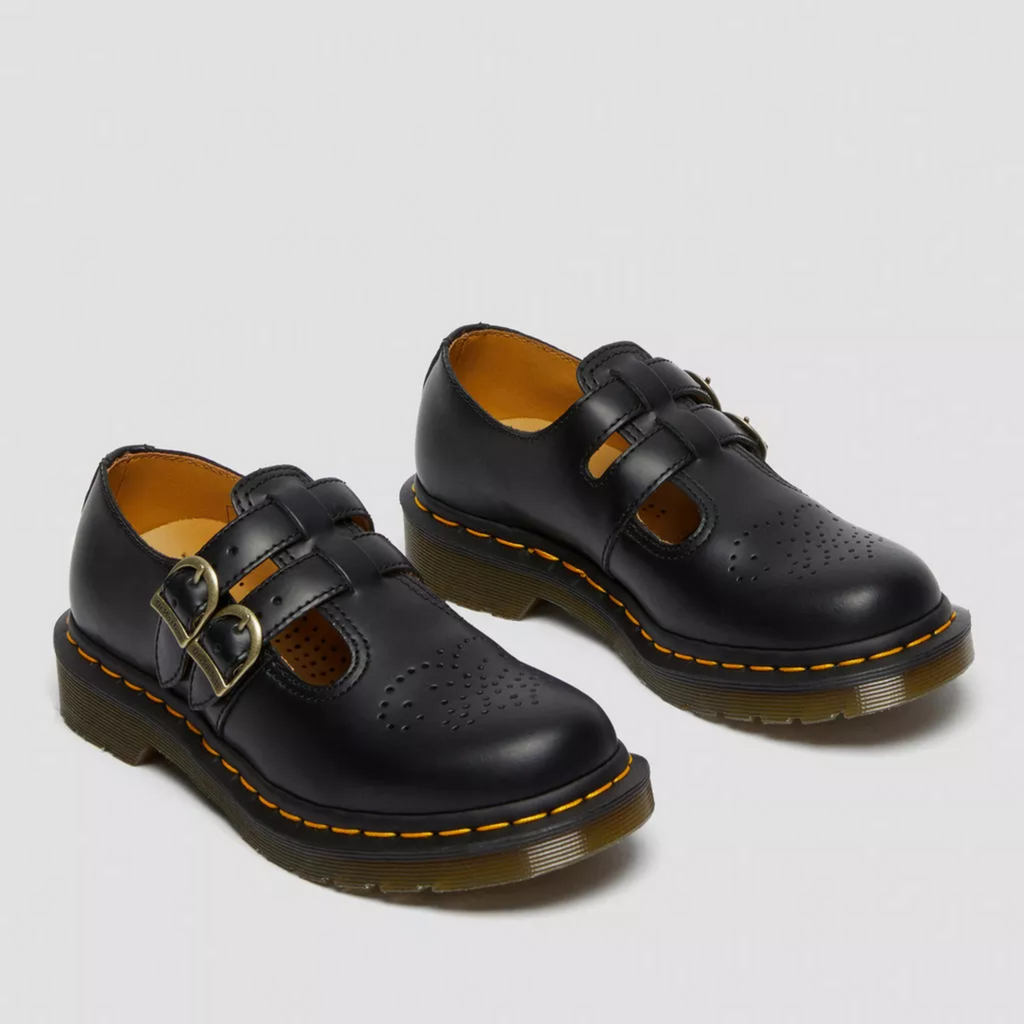 Elwira – Eleganckie Damskie Buty Mary Jane z Podwójnymi Paskami