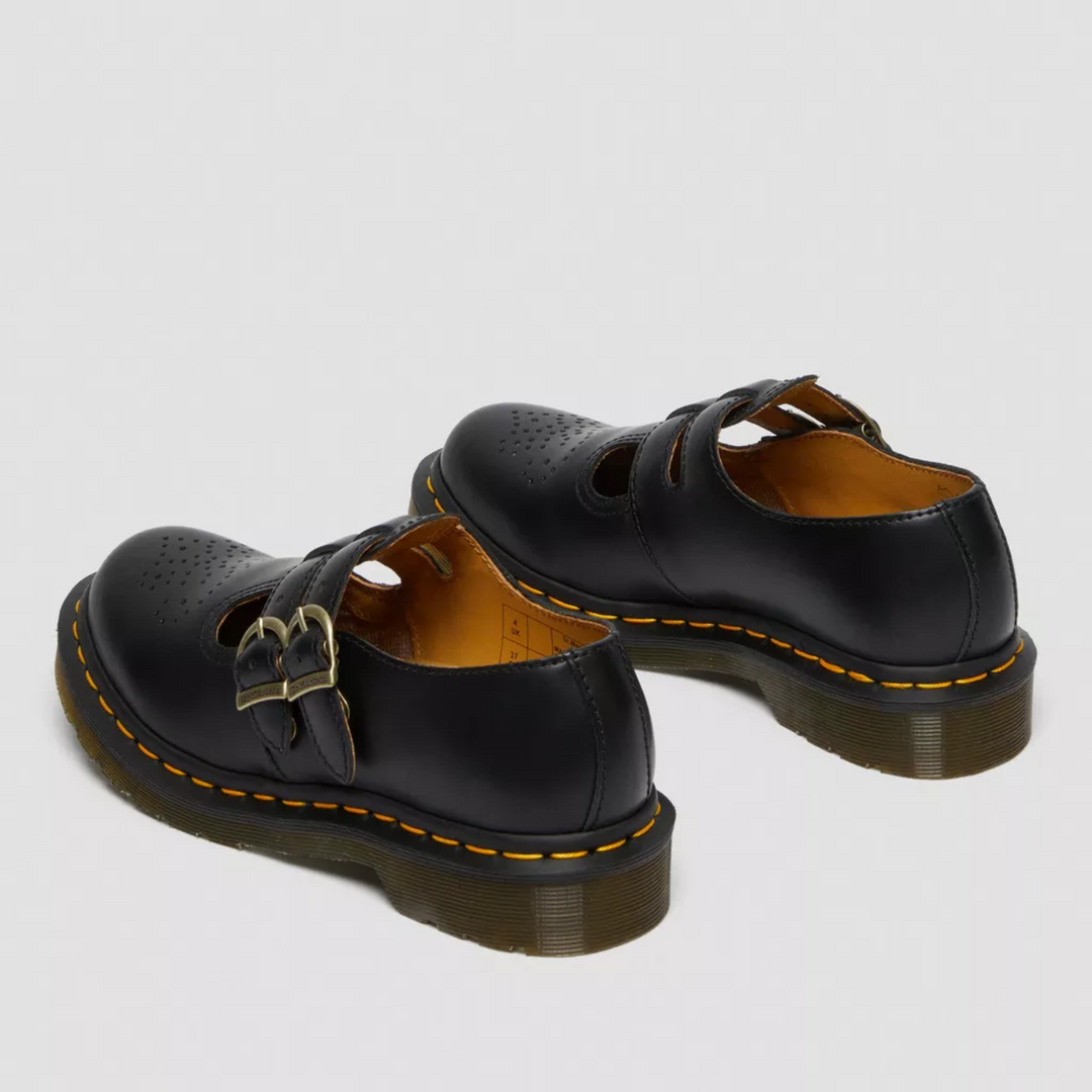 Elwira – Eleganckie Damskie Buty Mary Jane z Podwójnymi Paskami