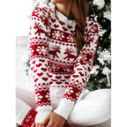 Lena – Sweter damski ze świątecznym wzorem Fair Isle