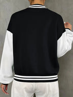Nina – Kurtka varsity damska w czarno-białym wydaniu