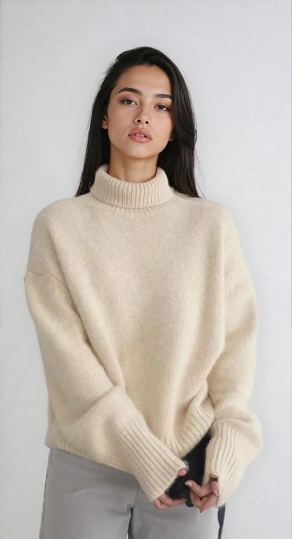 Camila – Sweter damski z golfem