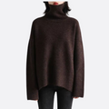 Marta – Sweter damski oversize z golfem