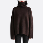 Marta – Sweter damski oversize z golfem