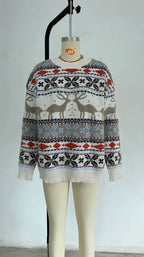 Elena – Sweter damski ze świątecznym wzorem