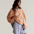 Zoe – Sweter damski oversize w paski