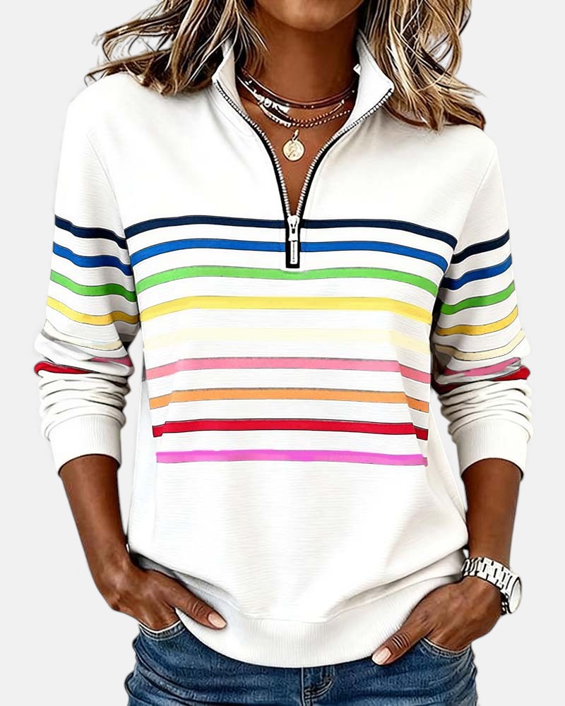 Vera – Sweter damski w paski