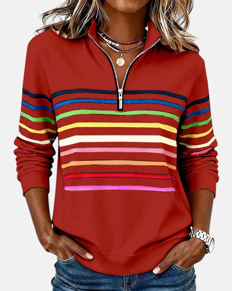 Vera – Sweter damski w paski