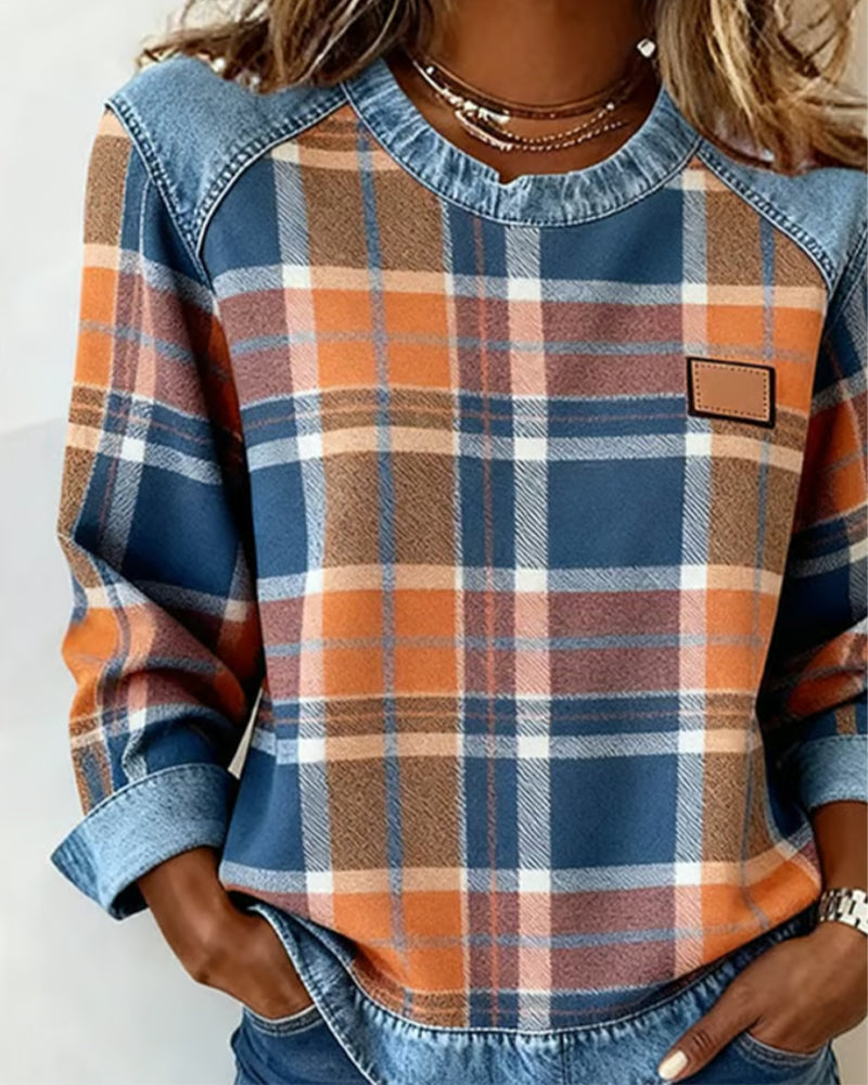 Ivy – Bluza damska w kratę