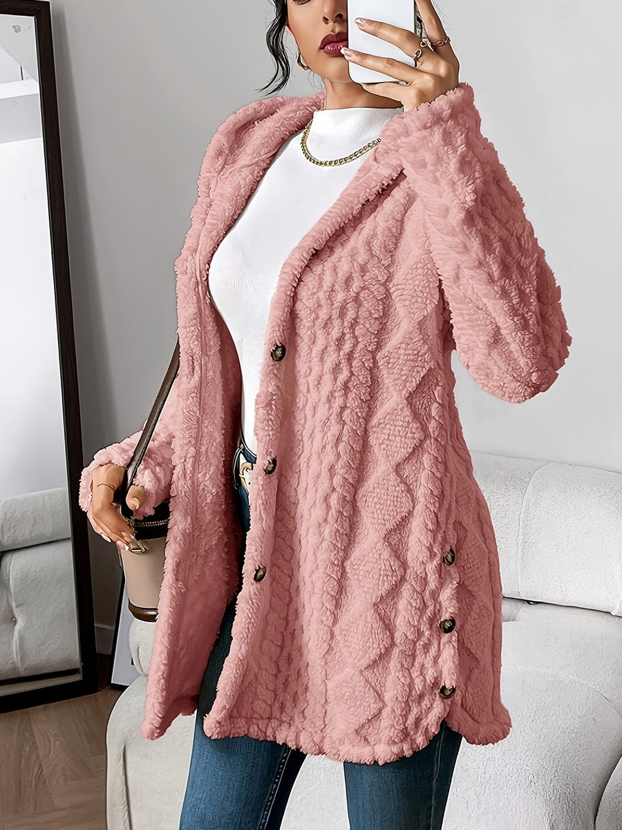Annika – Kardigan damski z kapturem o kroju oversize