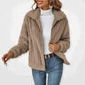 Frieda – Kardigan damski oversize na zamek