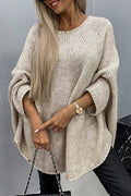 Joanna | Sweter damski oversize z rękawami nietoperz