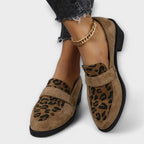 Natalia – Damskie mokasyny w leopardzi wzór