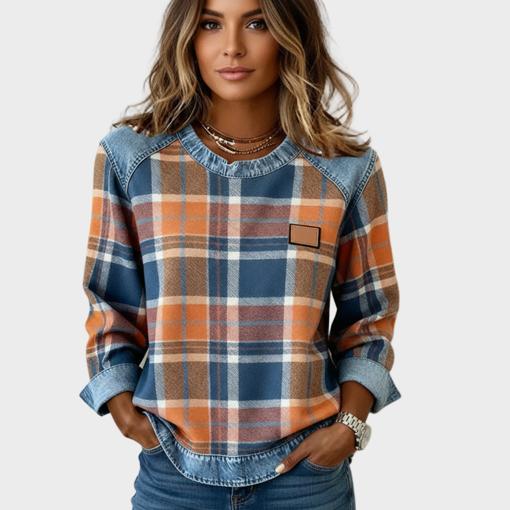 Ivy – Bluza damska w kratę